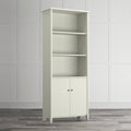 Quarters u0026 Craft High Tide Collection Home Office Library Bookcase, in Weathered White (QCLIBBWH)