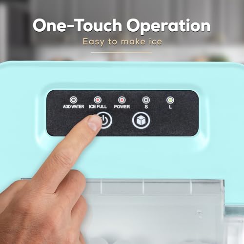 Electric Countertop Ice Maker Machine Portable 33lbs 24h Stainless Steel A7