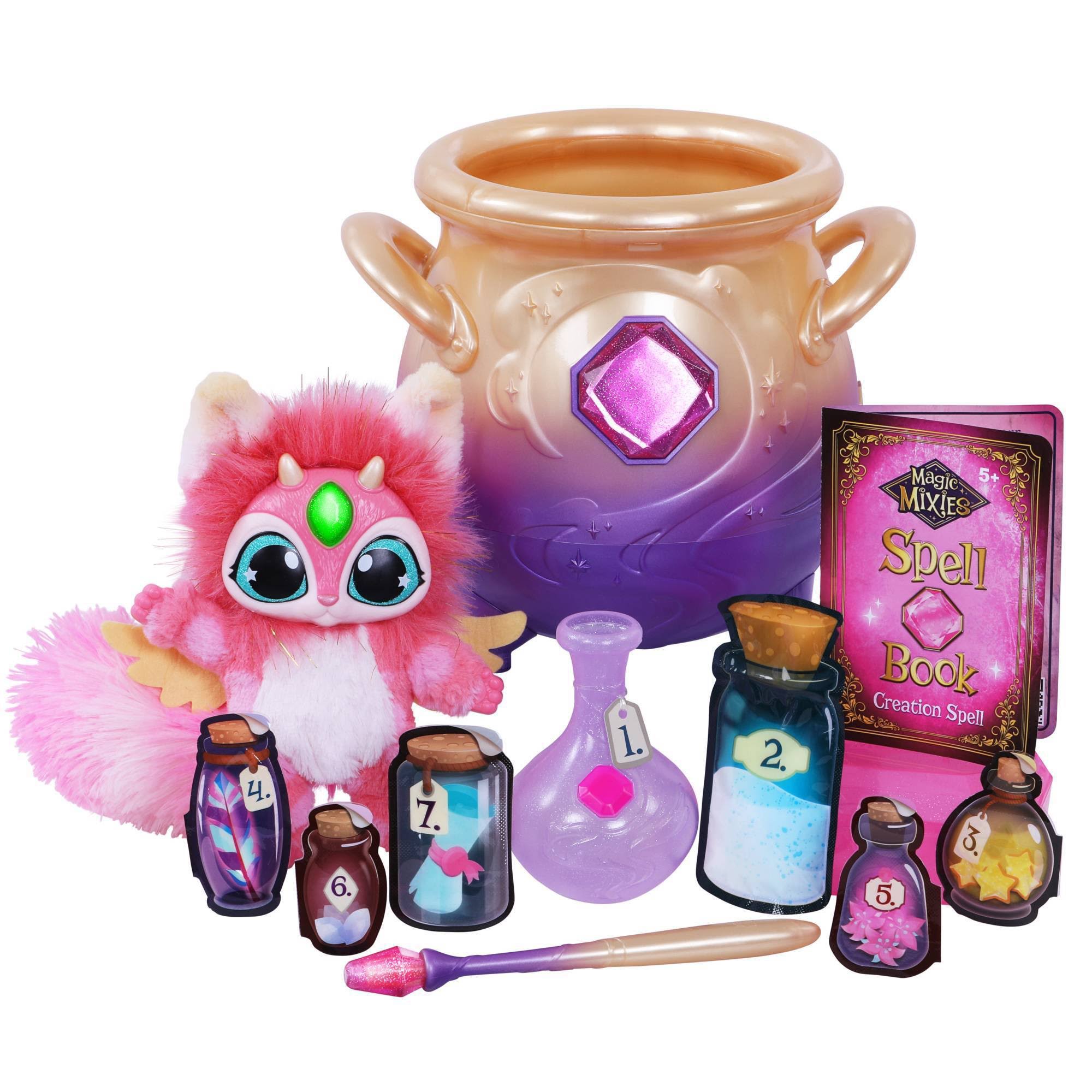 Magical Misting Cauldron Interactive Pink Toy k7