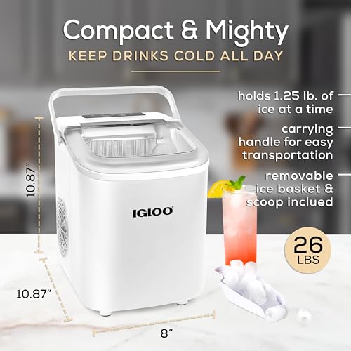 Electric Countertop Ice Maker Machine Portable 33lbs 24h Stainless Steel A7