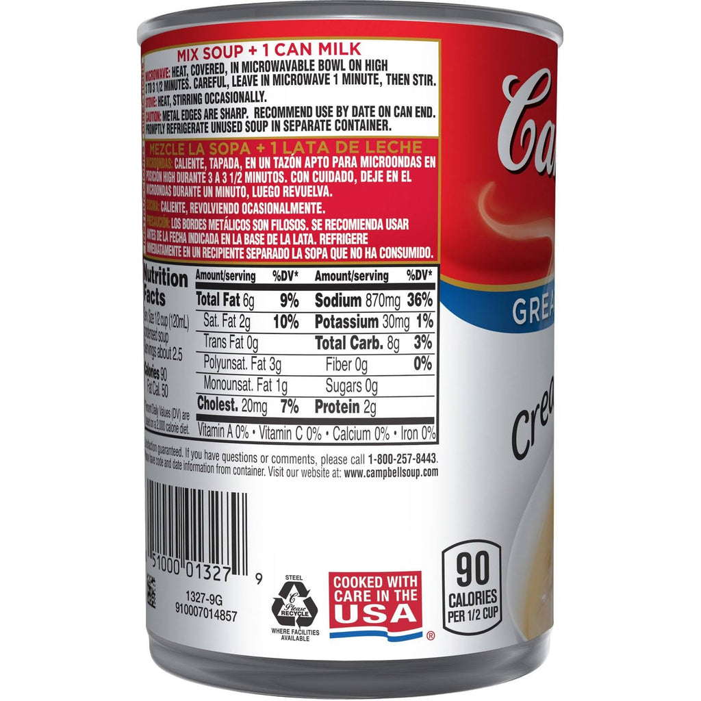 Cream of Shrimp Soup 10.5 oz Can Pack of 12 k7