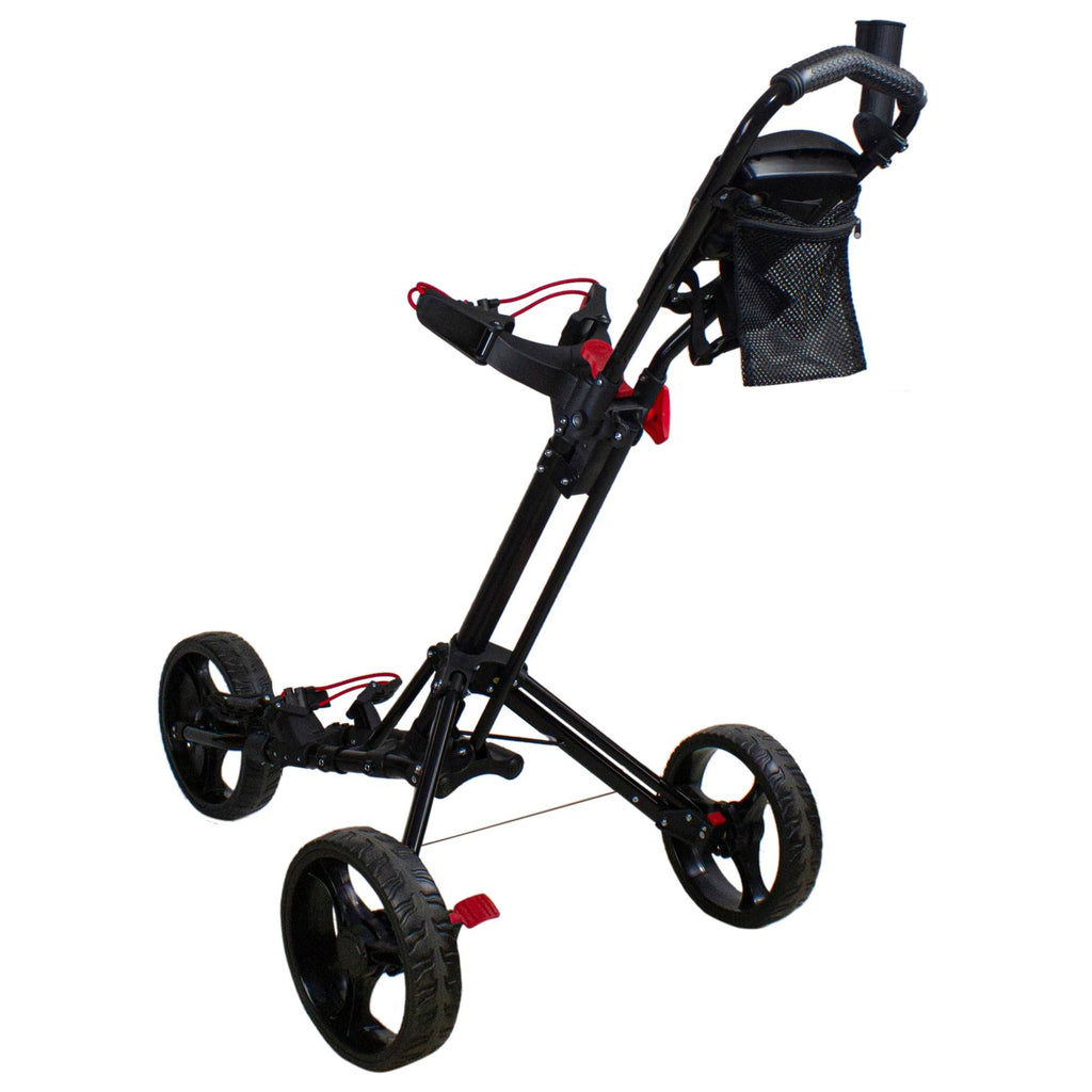 Golf Bag Push Cart 48x22 Folding 3 Wheel a7