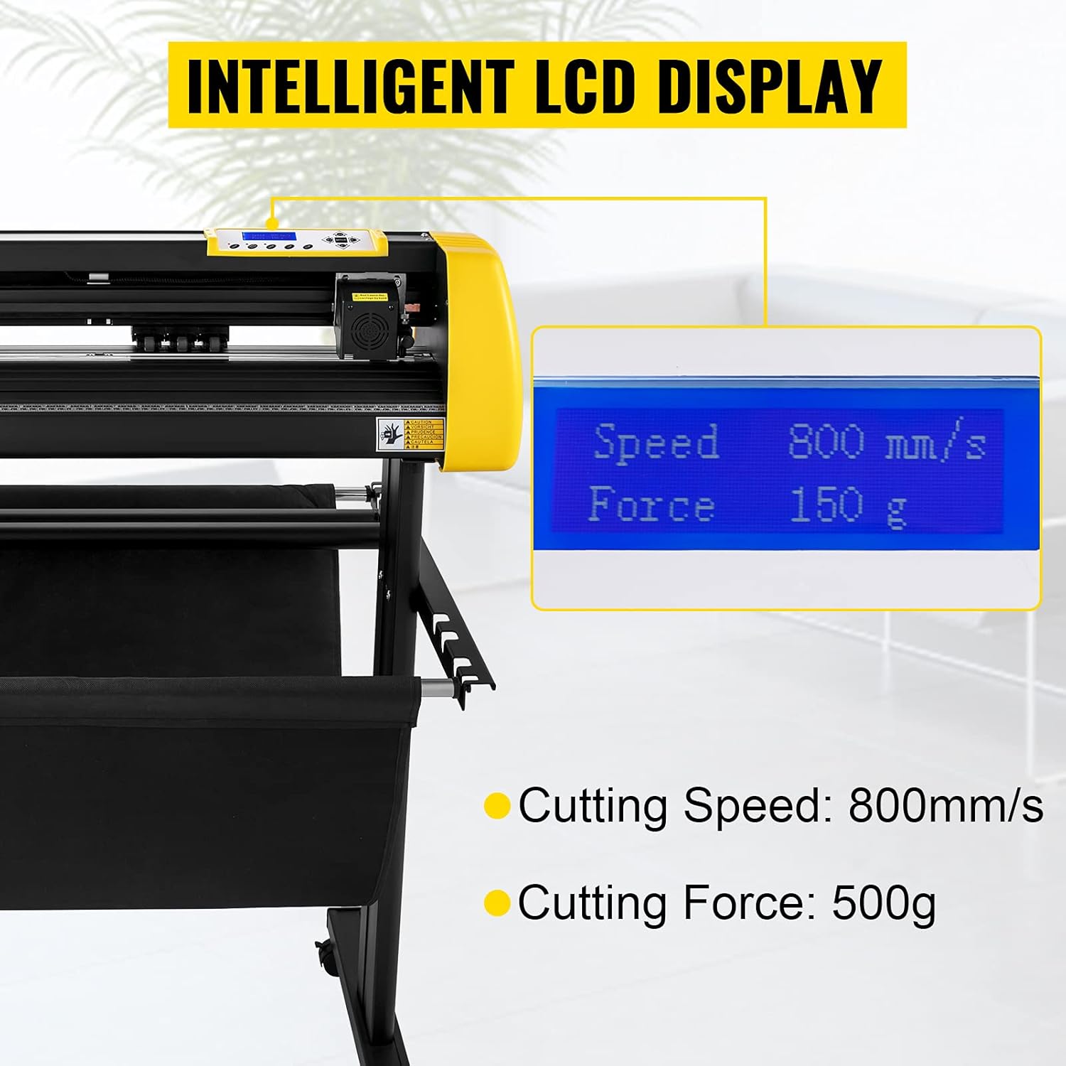 Vinyl Cutter Machine 34in Paper Feed Cutting Plotter with Stand A7