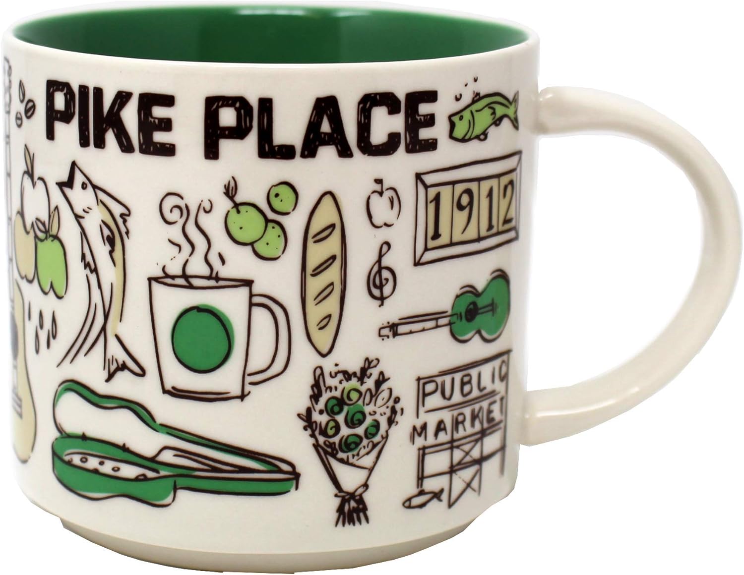 Pike Place Market Mug 14oz A7
