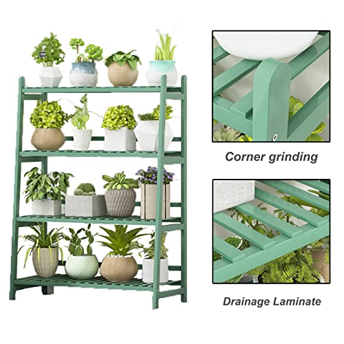 Wooden Flower Plant Stand Indoor Garden Rack 7k