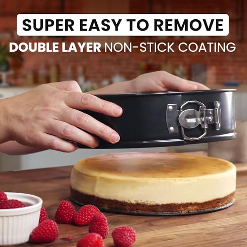 Nonstick Springform Pan 9 Inch Removable Bottom k7