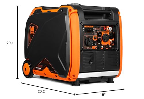 Portable Inverter Generator 6800W Dual Fuel Electric Start A7