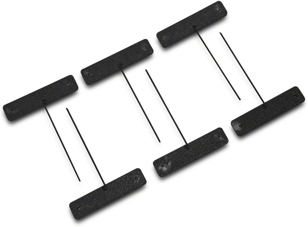 Rock Sliders with LED Lights Textured Black A7