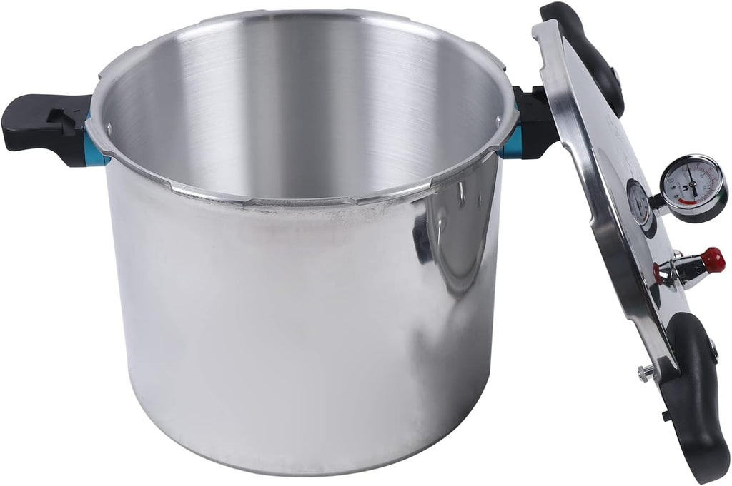 23 Quart Pressure Canner Cooker with Gauge Safety Valve f7