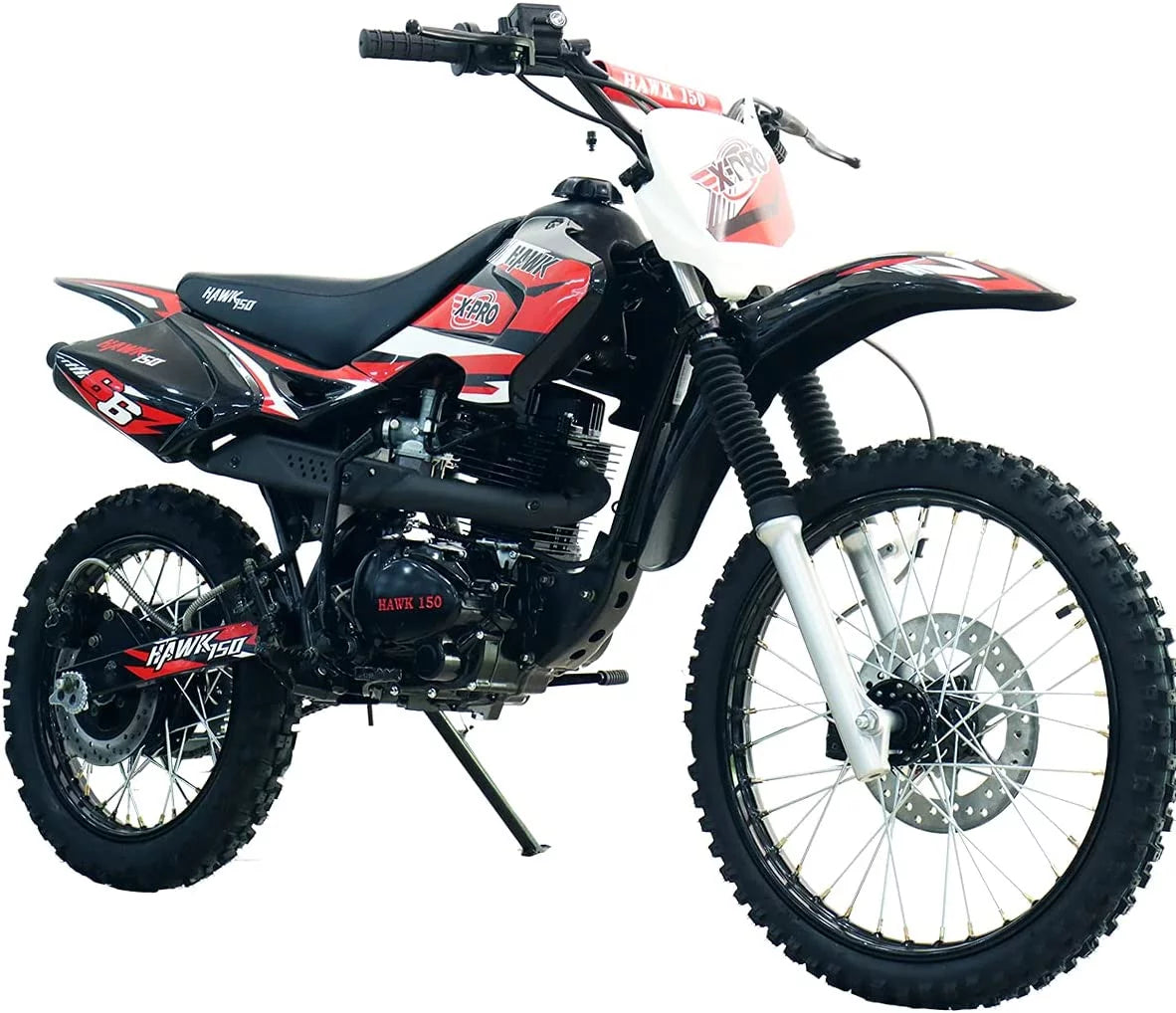 150cc Pit Dirt Bike 5-Speed Manual Kick Start 19/16 Wheels k7