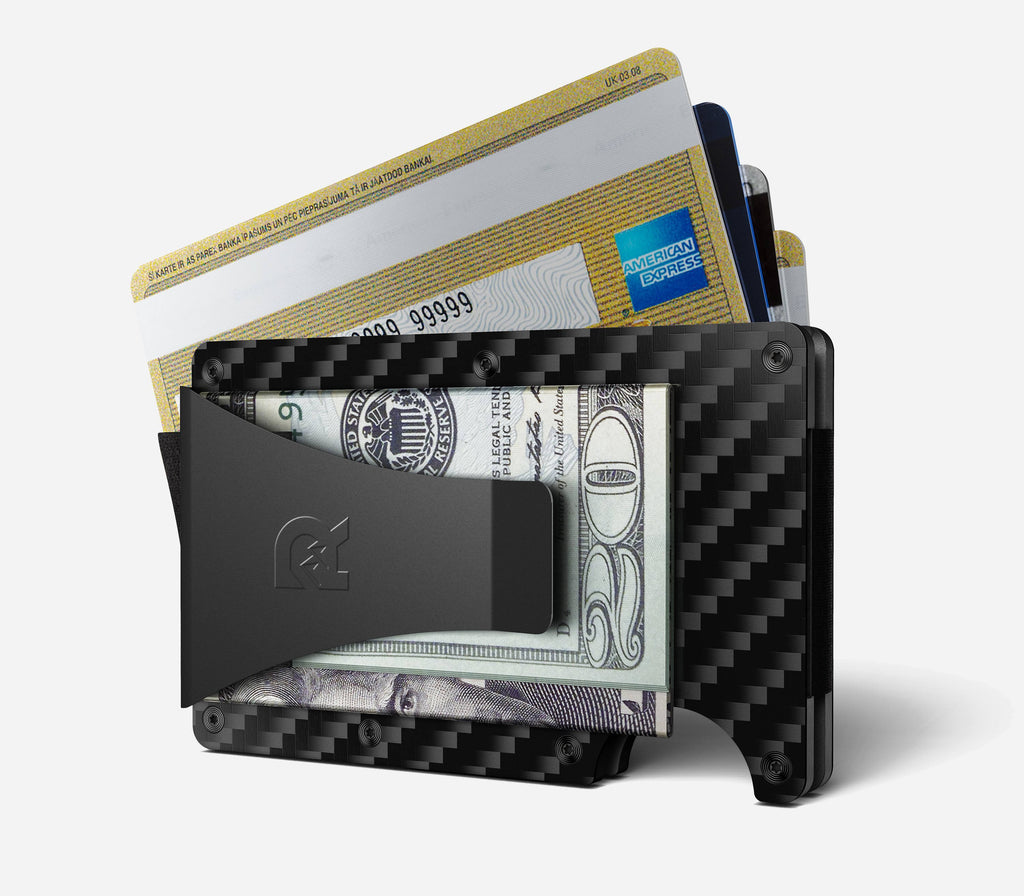 Carbon Fiber Money Clip Wallet K7