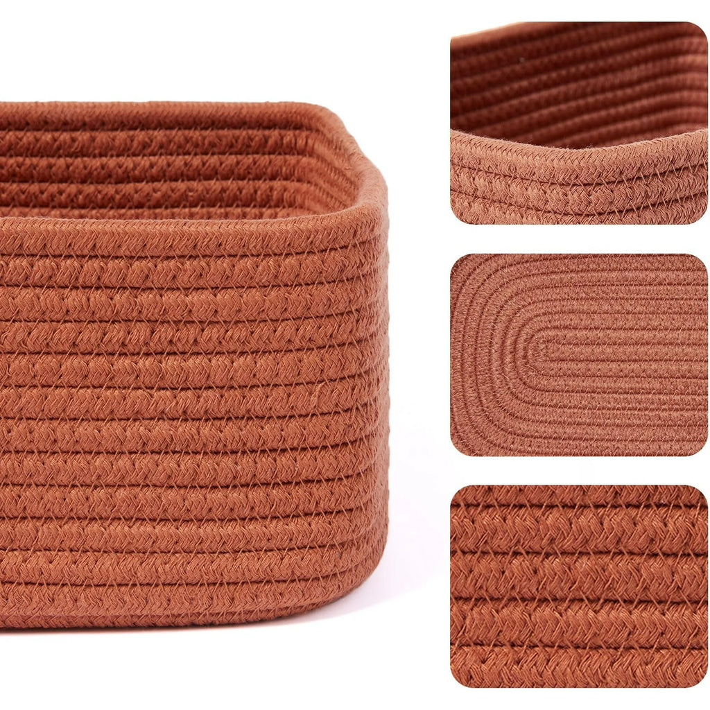 Small Storage Baskets for Organizing 3 Pack A7