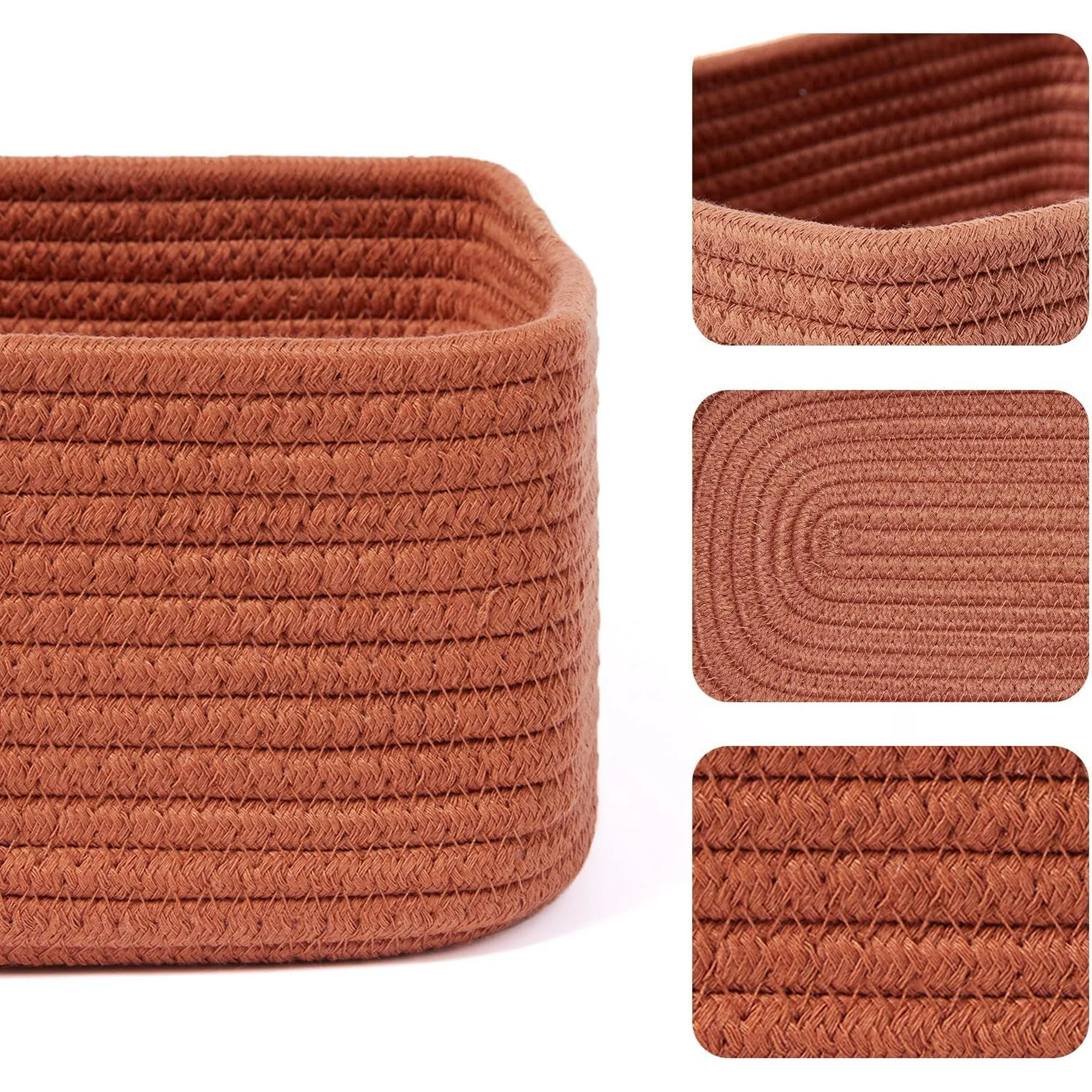Small Storage Baskets for Organizing 3 Pack A7