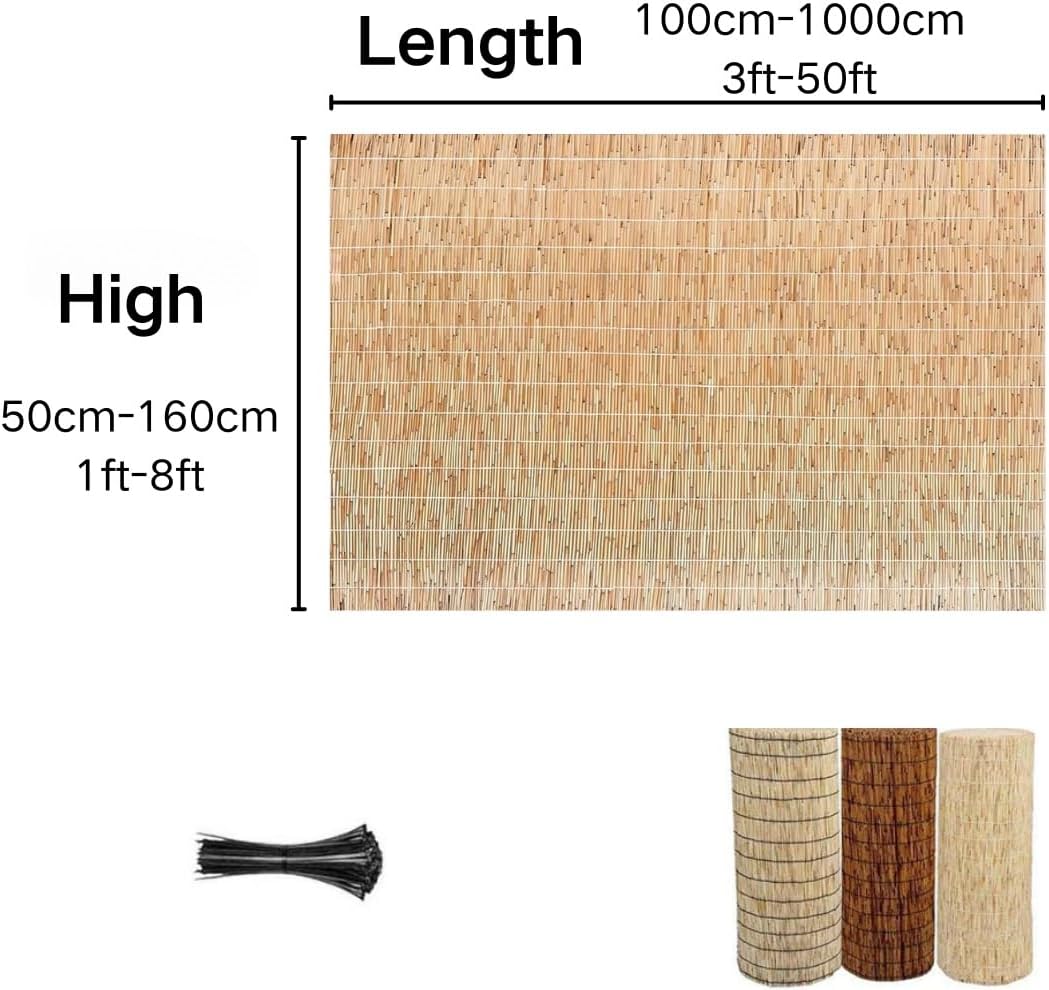 Bamboo Garden Fence Roll 4ft x 16.4ft k7