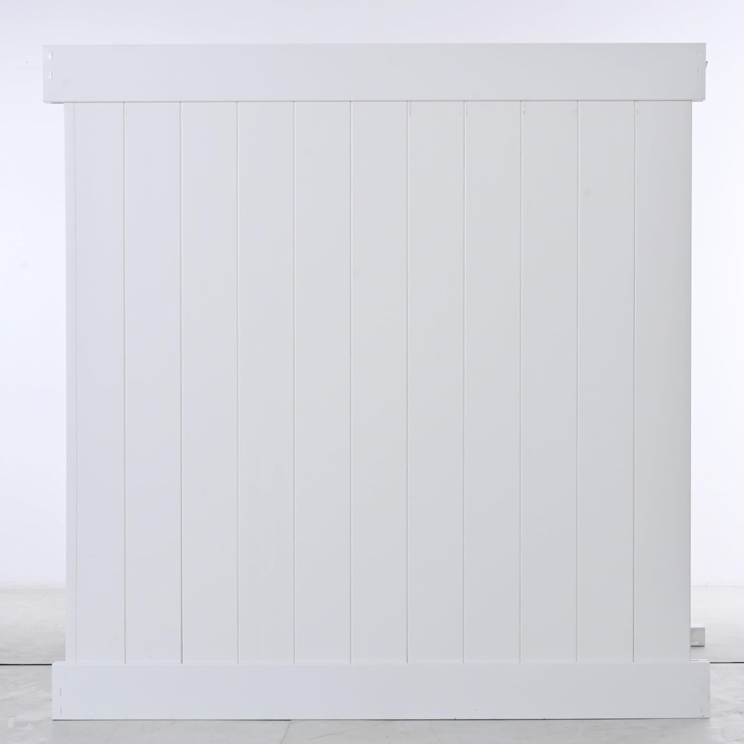 Vinyl Privy Fence Panels - 6ft.H x 6ft.W, Set of 2 Pcs Compatible with Outdoor Privy and Security
