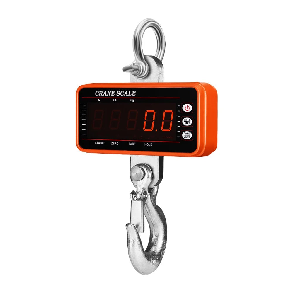 Spirastell Electronic Weigher,Tool Scale 1Ton Display Tool Scale Duty Scale Scales Heavy Duty Scale 1Ton Crane Scale Scales LCD Display LCD Display Tool ERYUE SIUKE QISUO Scale Heavy Qudai - Curated Treasures Market