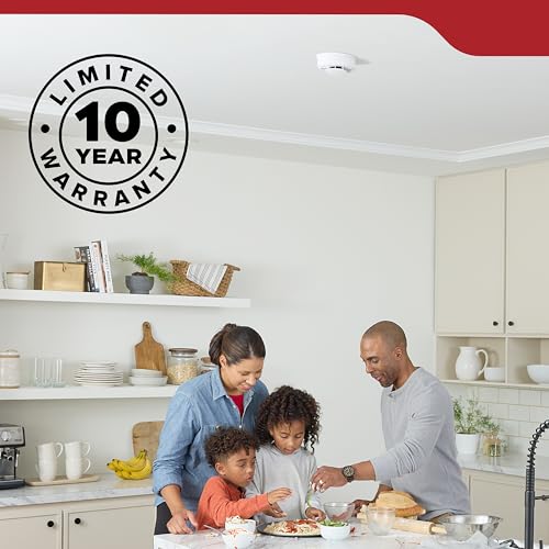 Smoke Detector with Battery Backup and LED Alerts k7