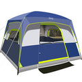 6-Person Tent/Instant for Camping Windproof Family 60 Seconds/Easy Setup Cabin Tent with Top Rainfly, Double Layer,4 Large Mesh Windows,2 Mesh Door,Provide 2 pcs Gate Mat Camping Tent-10'X9'X78''(H)