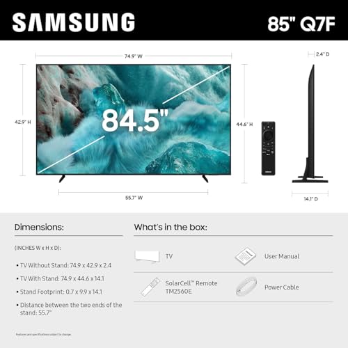 QLED 4K UHD Smart TV HDR10+ Bluetooth k7