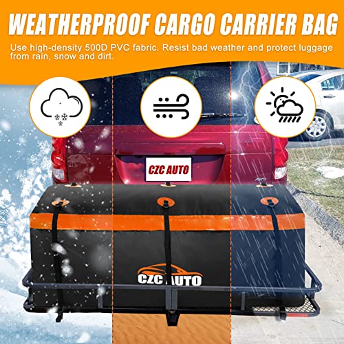 Hitch Cargo Carrier Bag 20 cu ft Waterproof for SUV Truck Van a7