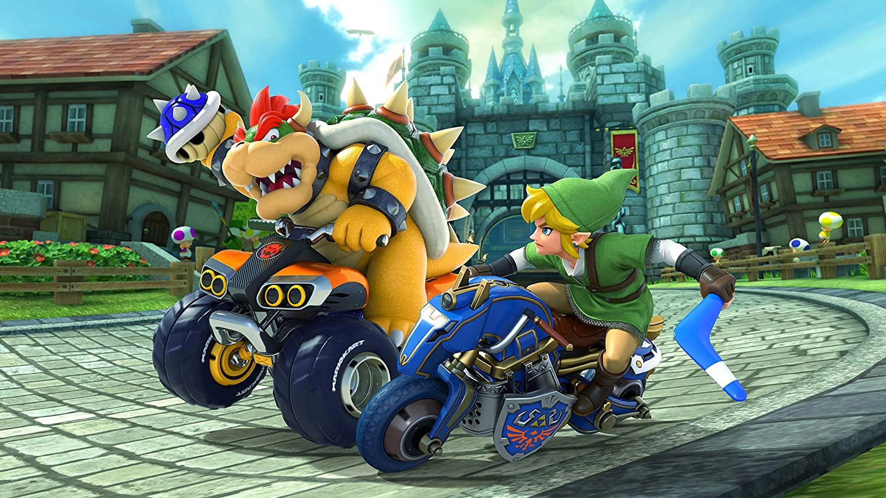 Mario Kart 8 Deluxe Bundle with Screen Cleaning Cloth a7