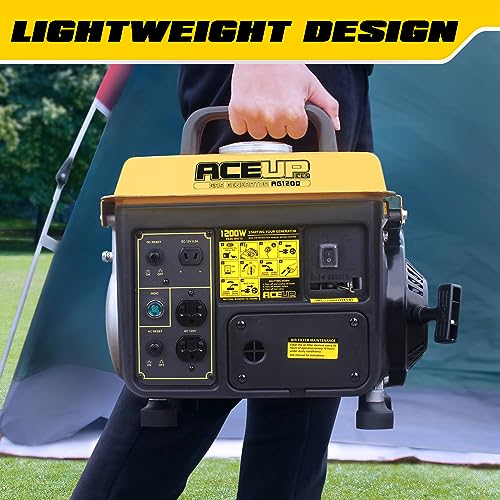 1200W Gas Powered Portable Generator for Camping Home Use A7