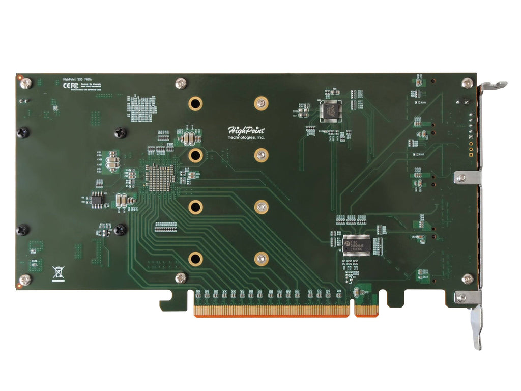 M.2 to PCIe 3.0 x16 RAID Controller 7k