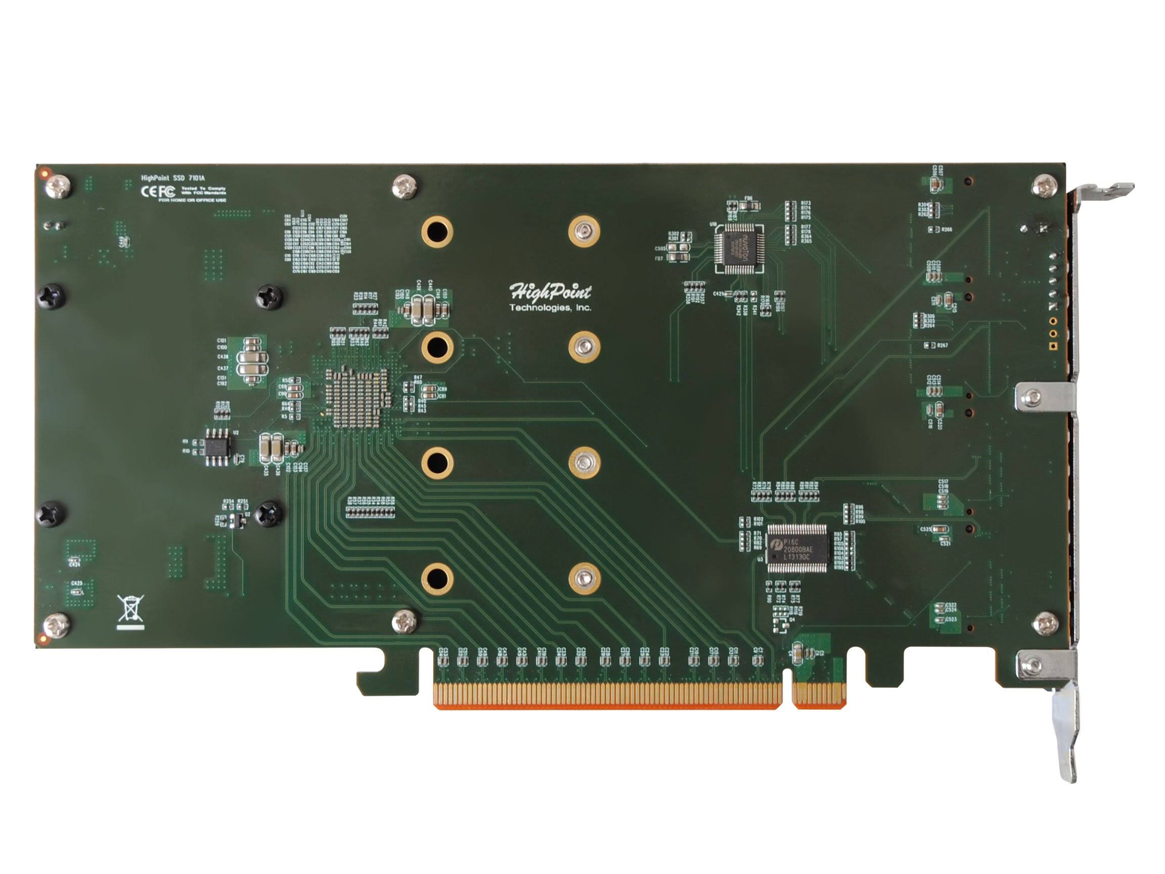 M.2 to PCIe 3.0 x16 RAID Controller 7k