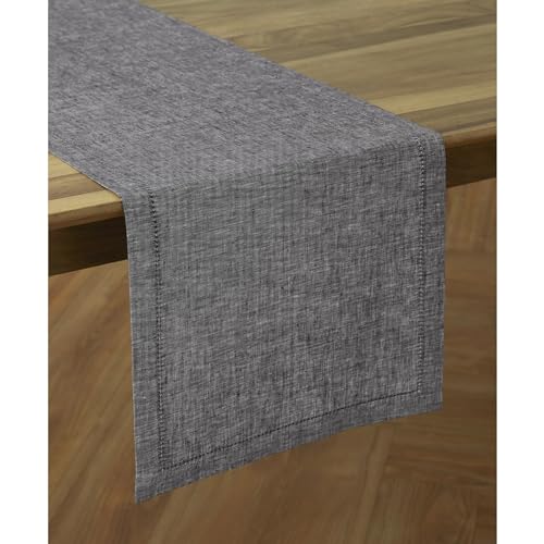 Linen Chambray Table Runner 120 Inches x7