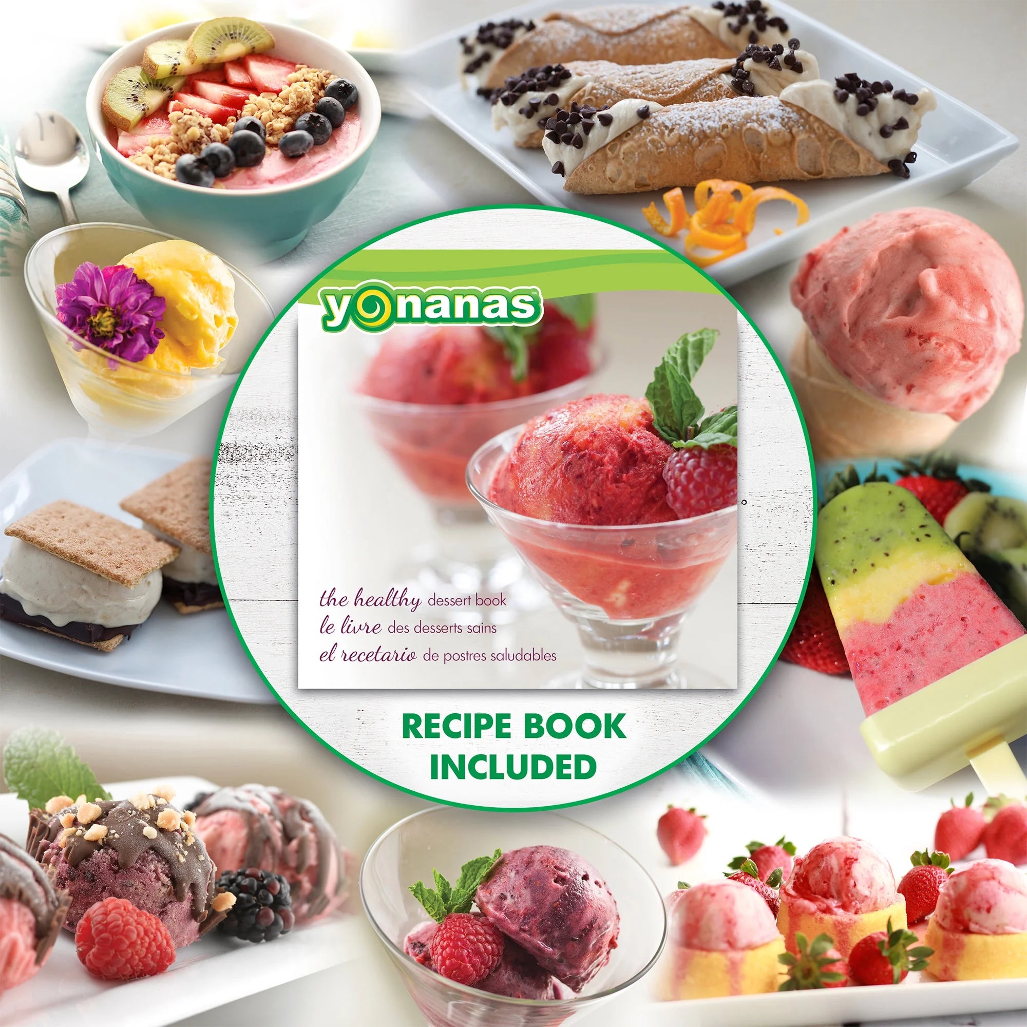 Frozen Fruit Soft Serve Dessert Maker Red 7k