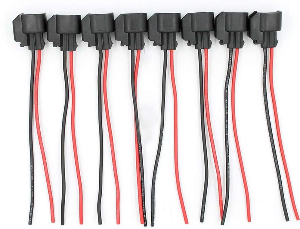 Fuel Injector Connector Pigtail Wire 8Pcs EV6 USCAR k7