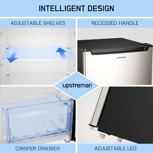 Upright Freezer Convertible Refrigerator, 5 Adjustable Shelves, Garage Ready A7