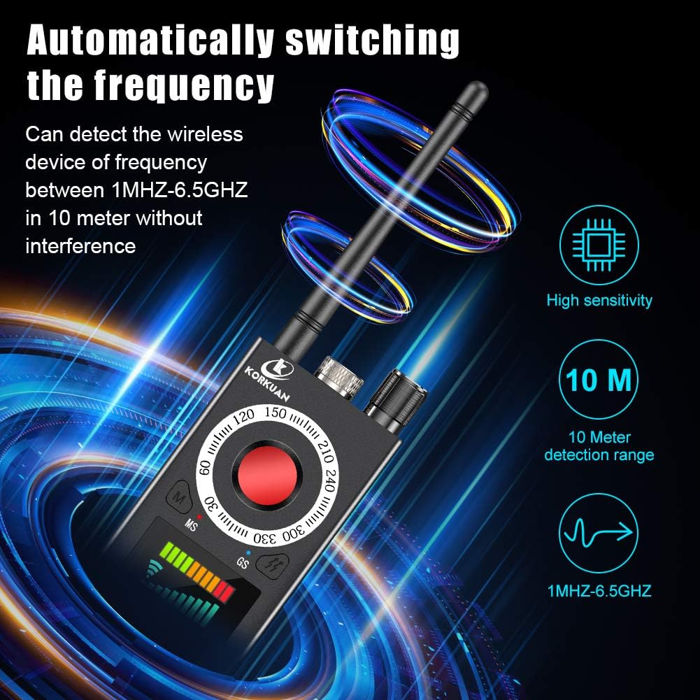 RF Detector & Camera Finder for Hidden Devices 7k