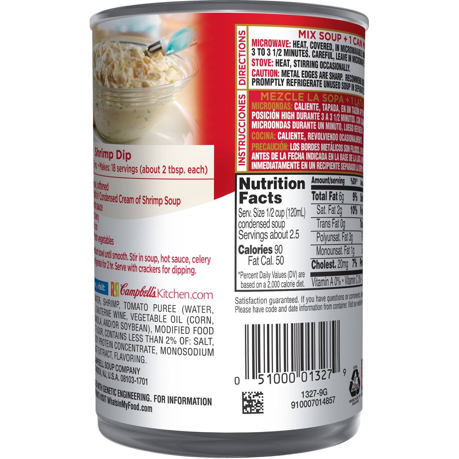 Cream of Shrimp Soup 10.5 oz Can Pack of 12 k7