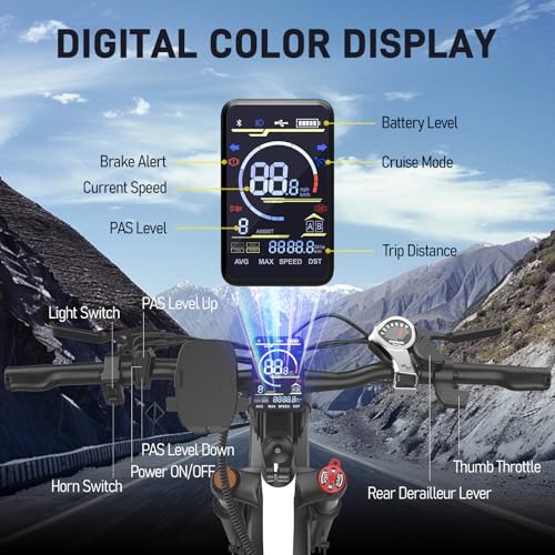 Electric Bike for Adults 48V Fat Tire eBike 7k