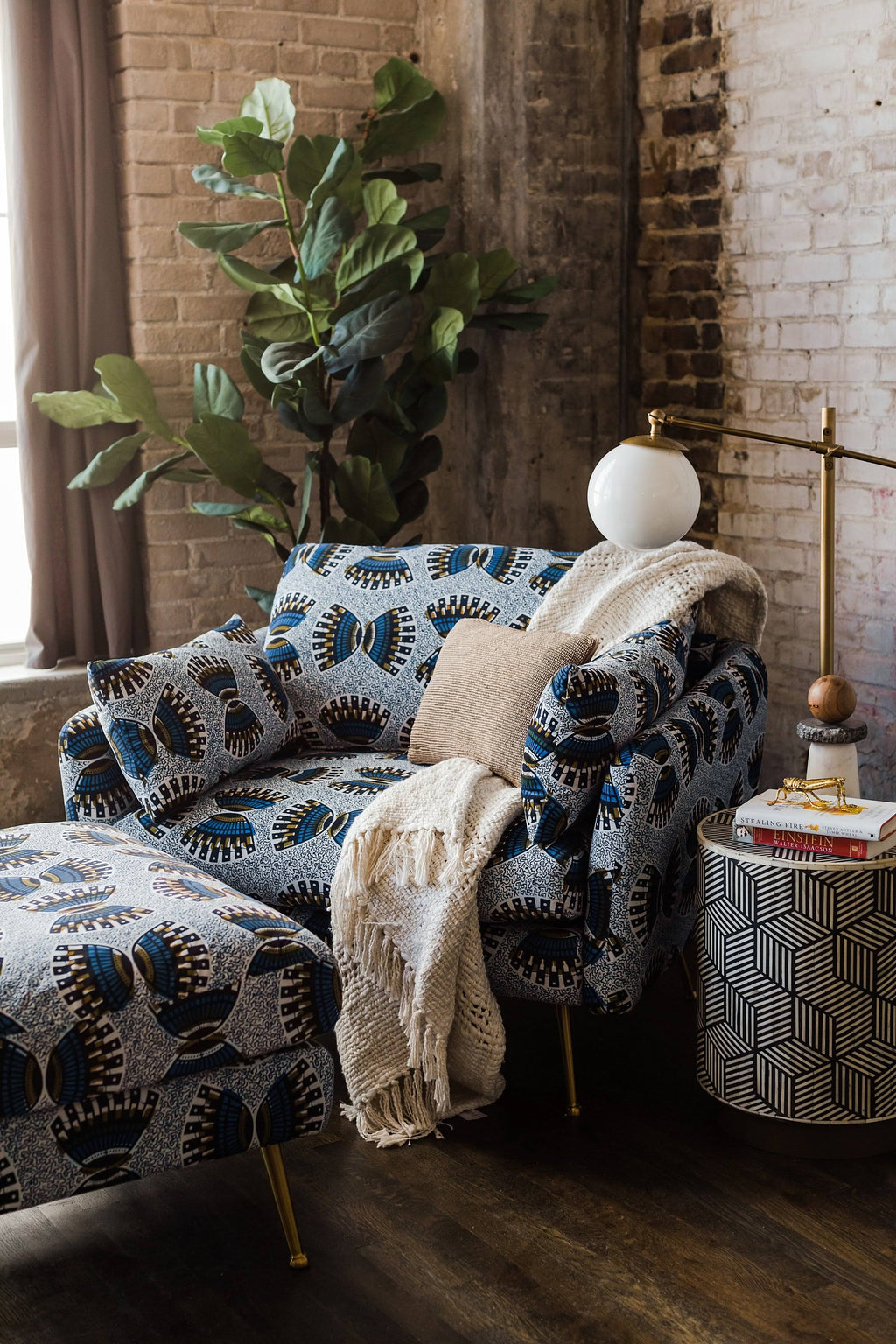 Modern Armchair Ankara Velvet Gold k7