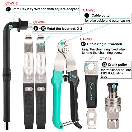 Bike Repair Tool Kit with Storage Case 7k