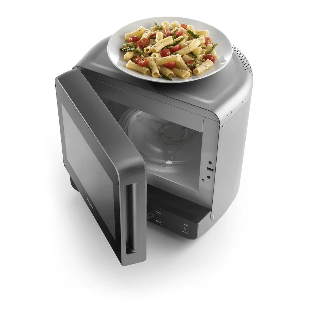 Countertop Microwave Stainless Look 0.5 Cu Ft 7k