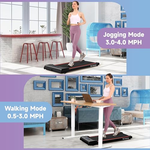 Walking Pad Under Desk Treadmill, Portable 2.5HP Quiet Machine 7k