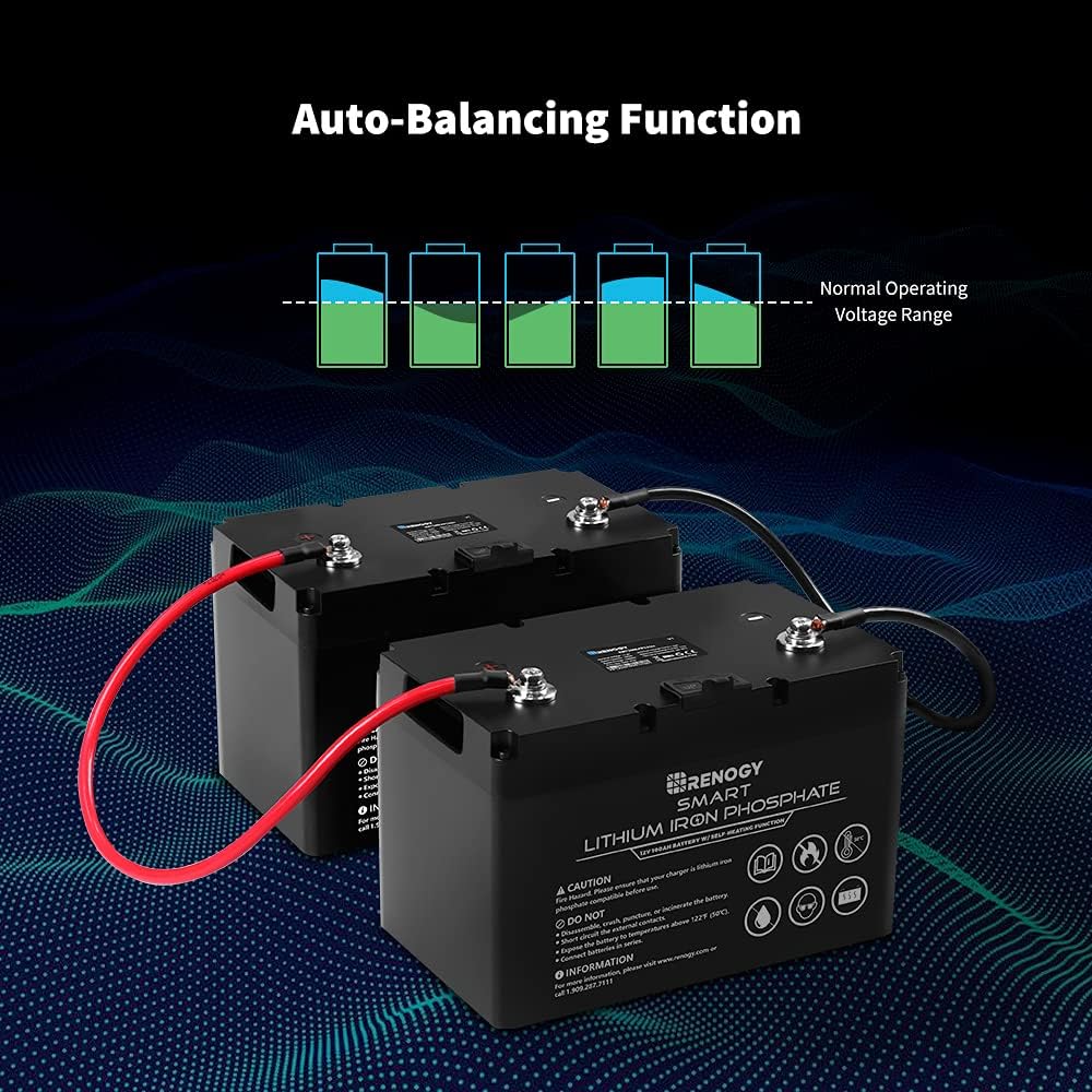 12V 100Ah Lithium-Iron Phosphate Battery with Self-Heating r7