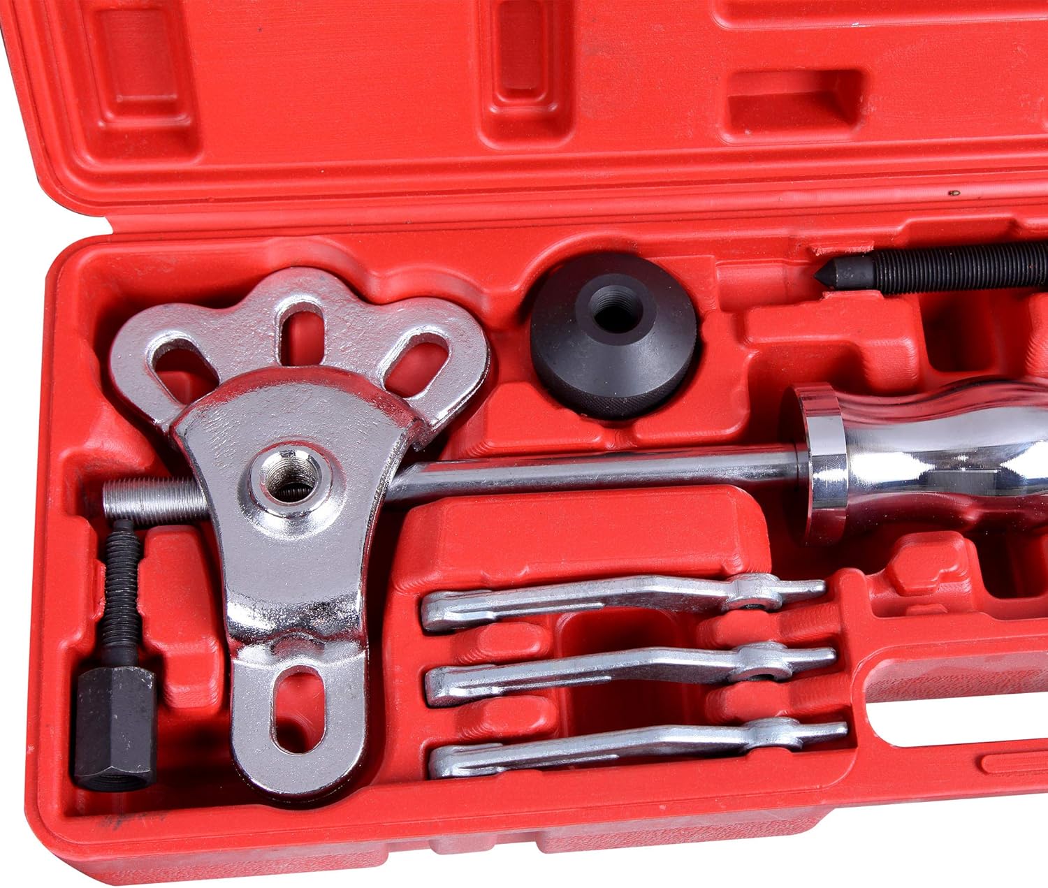 9-Way Slide Hammer Puller Set for Hubs Axles Bearings k7