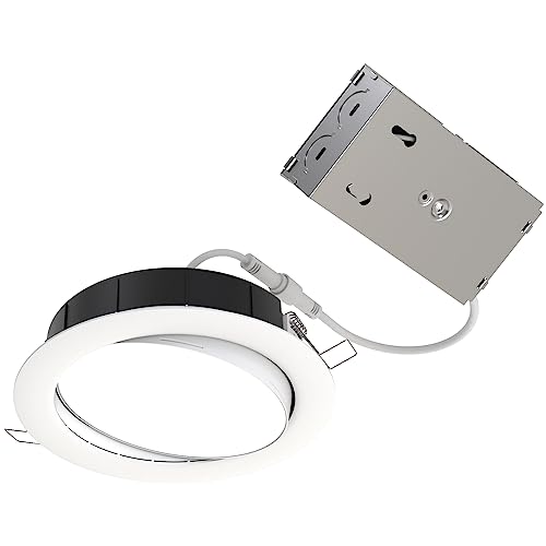 Wafer-Thin LED Downlight, Adjustable Trim, 6-Inch k7x