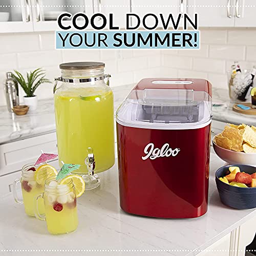 Electric Countertop Ice Maker Machine Portable 33lbs 24h Stainless Steel A7