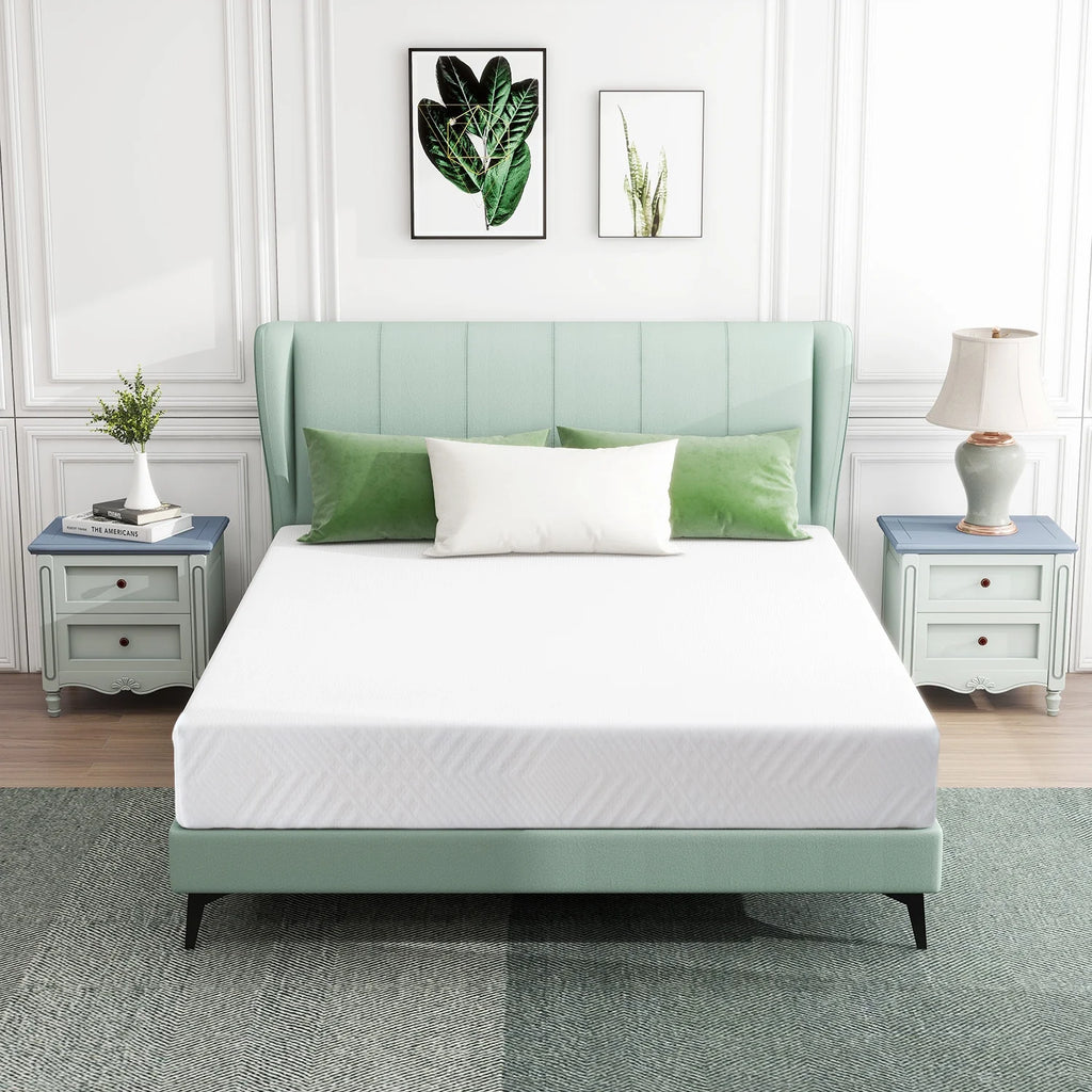 Queen Mattress,10" Cooling Gel Memory Foam Mattress Medium Firm Mattress,Queen Mattress in a Box