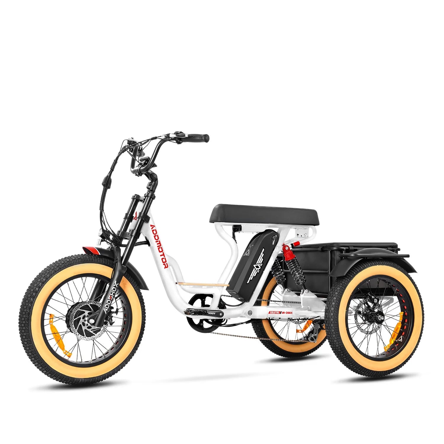 Electric Tricycle for Adults 750W 48V 20Ah Removable Battery 3 Wheel Bike k7