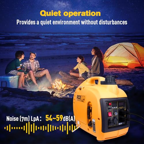1200W Gas Powered Portable Generator for Camping Home Use A7