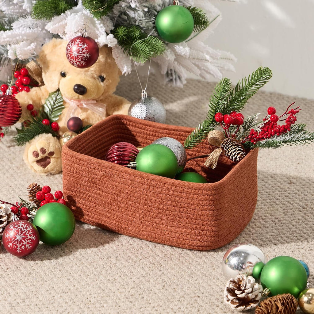 Small Storage Baskets for Organizing 3 Pack A7