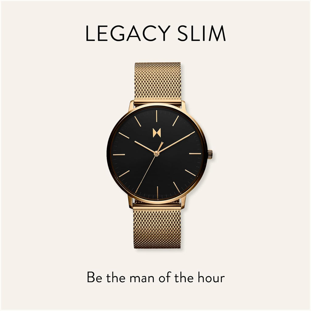 Men's Slim Analog Watch Water Resistant 42mm k7