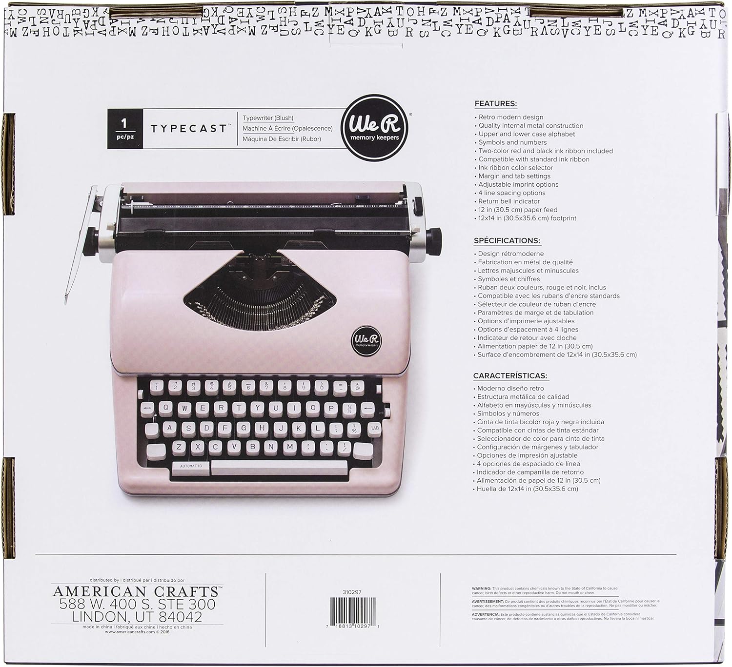 Typewriter Typecast Pink 7k