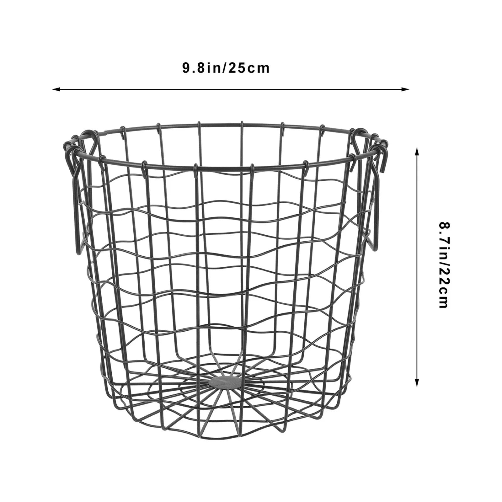 Iron Firewood Storage Basket Outdoor Black K7m